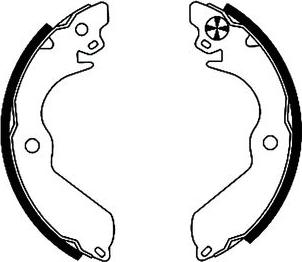 Mintex MFR375 - Set saboti frana - allinparts.ro
