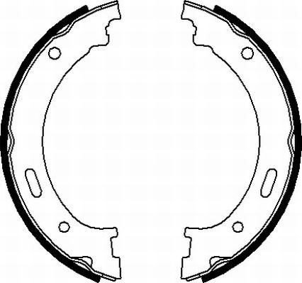 Mintex MFR710 - Set saboti frana, frana de mana - allinparts.ro