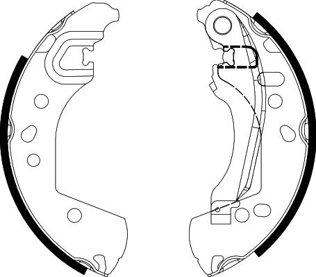 Mintex MFR785 - Set saboti frana - allinparts.ro