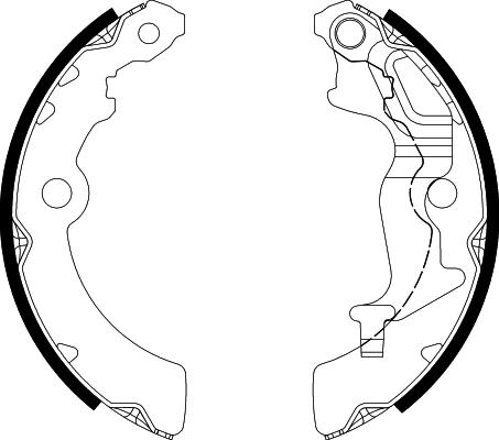 Mintex MFR786 - Set saboti frana allinparts.ro