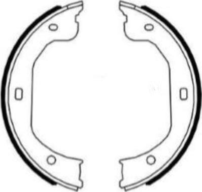 Mintex MFR773 - Set saboti frana, frana de mana - allinparts.ro