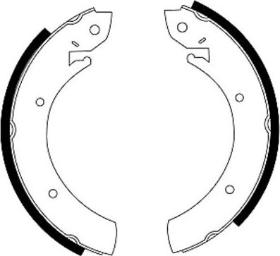 Mintex MGR48 - Set saboti frana - allinparts.ro