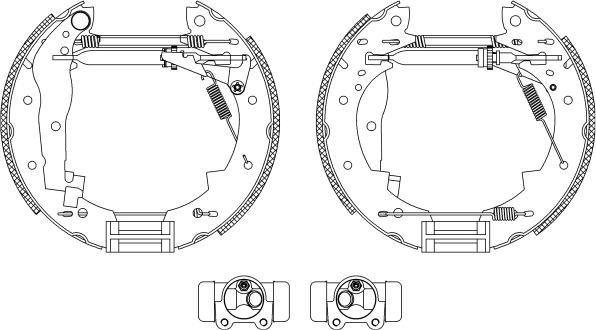 Mintex MSP071 - Set saboti frana - allinparts.ro