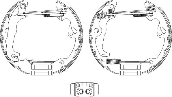 Mintex MSP174 - Set saboti frana allinparts.ro