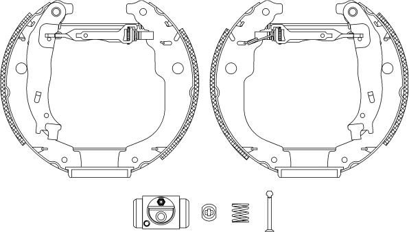 Mintex MSP333 - Set saboti frana - allinparts.ro