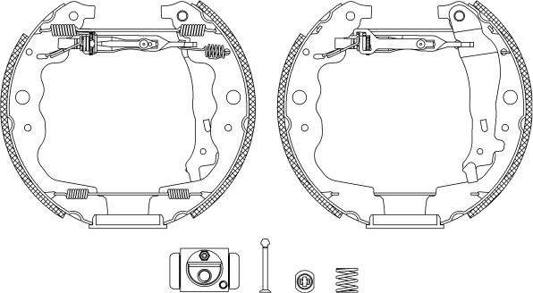 Mintex MSP337 - Set saboti frana allinparts.ro