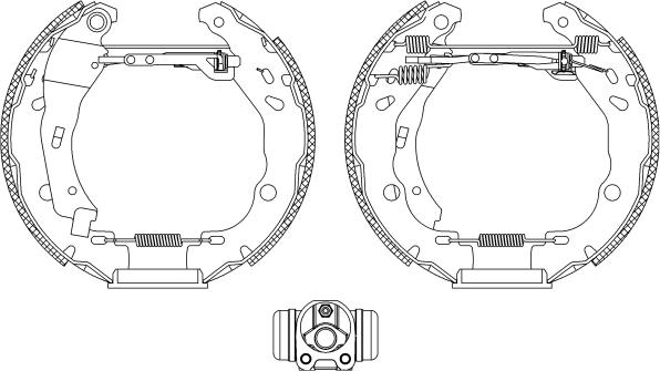 Mintex MSP326 - Set saboti frana - allinparts.ro