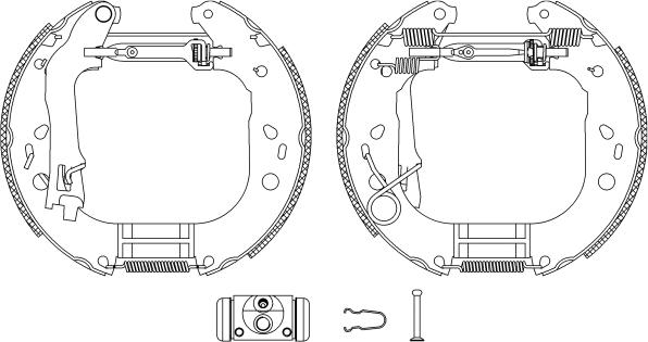 Mintex MSP240 - Set saboti frana allinparts.ro