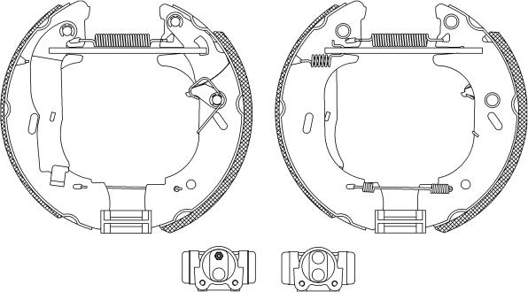 Mintex MSP207 - Set saboti frana - allinparts.ro