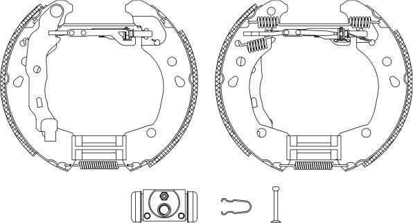 Mintex MSP235 - Set saboti frana allinparts.ro