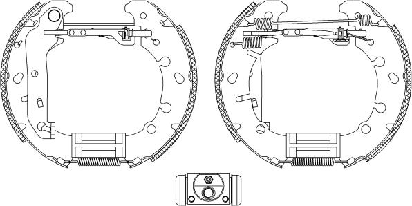 Mintex MSP237 - Set saboti frana allinparts.ro