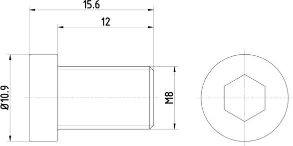 Mintex TPM0009 - Surub, disc frana - allinparts.ro