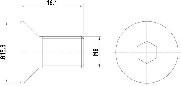Mintex TPM0006 - Surub, disc frana allinparts.ro