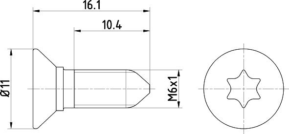 Mintex TPM0008 - Surub, disc frana allinparts.ro