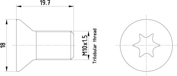 Mintex TPM0011 - Surub, disc frana allinparts.ro