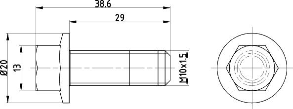 Mintex TPM0017 - Surub, disc frana allinparts.ro