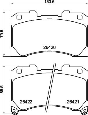 MINTEX Racing MDB3481FR - Set placute frana,frana disc allinparts.ro