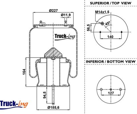 Montcada 0293890 - Burduf, suspensie pneumatica - allinparts.ro