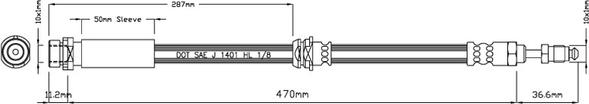 Motaquip VBJ639 - Furtun frana allinparts.ro