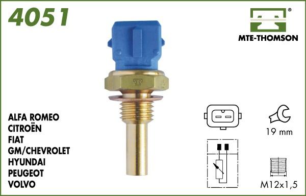 MTE-Thomson 4051 - Senzor,temperatura lichid de racire allinparts.ro