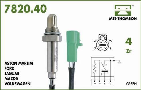 MTE-Thomson 7820.40.030 - Sonda Lambda - allinparts.ro