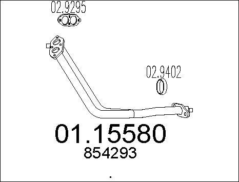 MTS 01.15580 - Racord evacuare - allinparts.ro