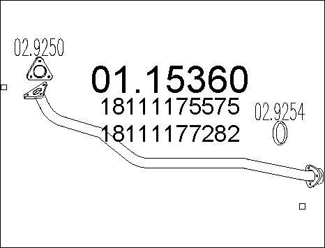 MTS 01.15360 - Racord evacuare - allinparts.ro