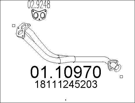 MTS 01.10970 - Racord evacuare - allinparts.ro