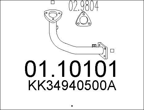 MTS 01.10101 - Racord evacuare allinparts.ro