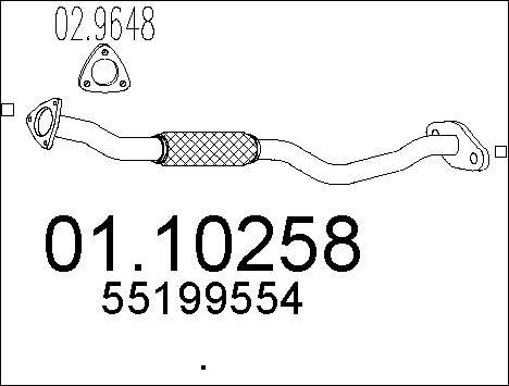 MTS 01.10258 - Racord evacuare allinparts.ro