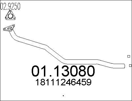 MTS 01.13080 - Racord evacuare - allinparts.ro