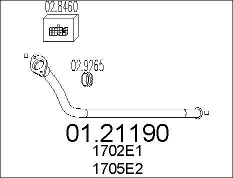 MTS 01.21190 - Racord evacuare allinparts.ro