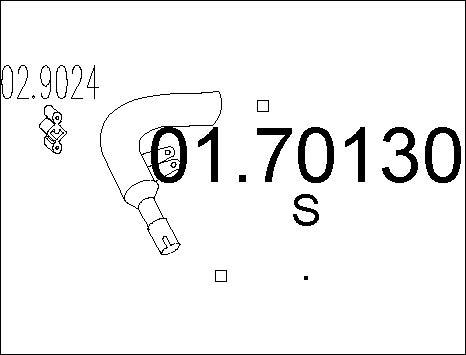 MTS 01.70130 - Racord evacuare - allinparts.ro