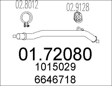 MTS 01.72080 - Racord evacuare - allinparts.ro