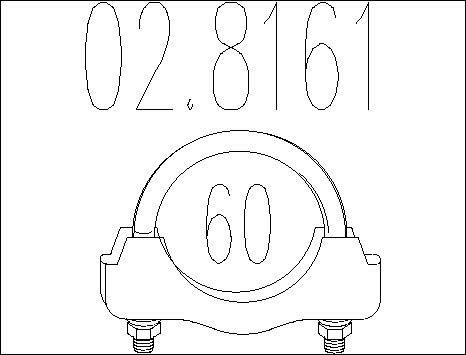 MTS 02.8161 - Conector teava, sistem de esapament - allinparts.ro