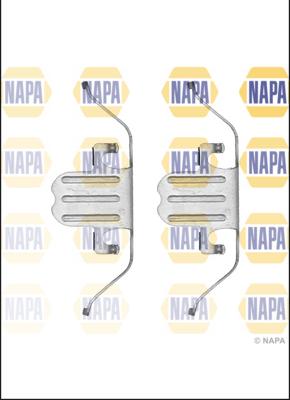 NAPA NFK1130 - Set accesorii, placute frana allinparts.ro