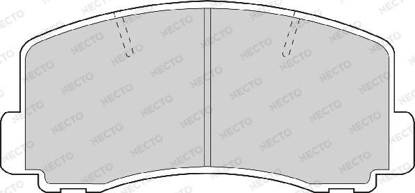 Necto FD901A - Set placute frana,frana disc allinparts.ro