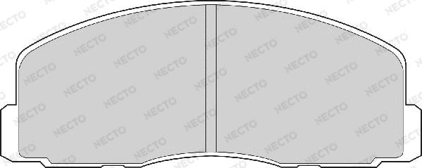 Necto FD903A - Set placute frana,frana disc - allinparts.ro