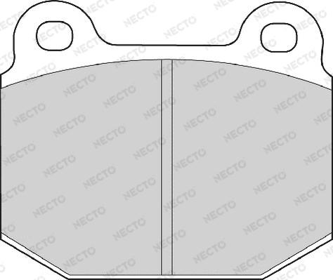 Necto FD465A - Set placute frana,frana disc - allinparts.ro