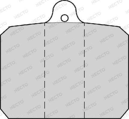 Necto FD6331A - Set placute frana,frana disc - allinparts.ro
