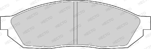 Necto FD854A - Set placute frana,frana disc allinparts.ro