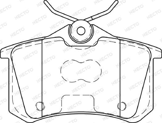 Akebono AN-4769K - Set placute frana,frana disc allinparts.ro