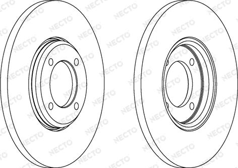 Necto WN172 - Disc frana allinparts.ro