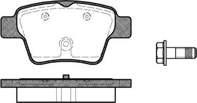 NEW BLOX NB24150N00 - Set placute frana,frana disc allinparts.ro