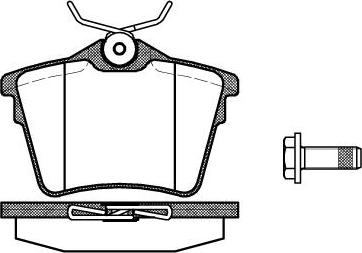 NEW BLOX NB24135N00 - Set placute frana,frana disc - allinparts.ro