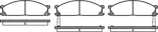 NEW BLOX NB21347V02 - Set placute frana,frana disc - allinparts.ro