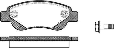 NEW BLOX NB23959N00 - Set placute frana,frana disc allinparts.ro