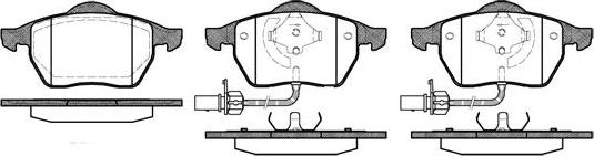 ITN 16-BP1132 - Set placute frana,frana disc - allinparts.ro