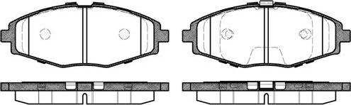 NEW BLOX NB23241N00 - Set placute frana,frana disc allinparts.ro