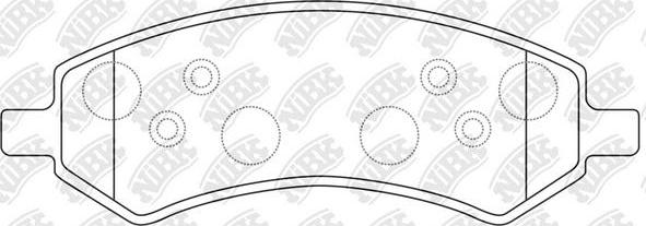 NiBK PN53004 - Set placute frana,frana disc allinparts.ro